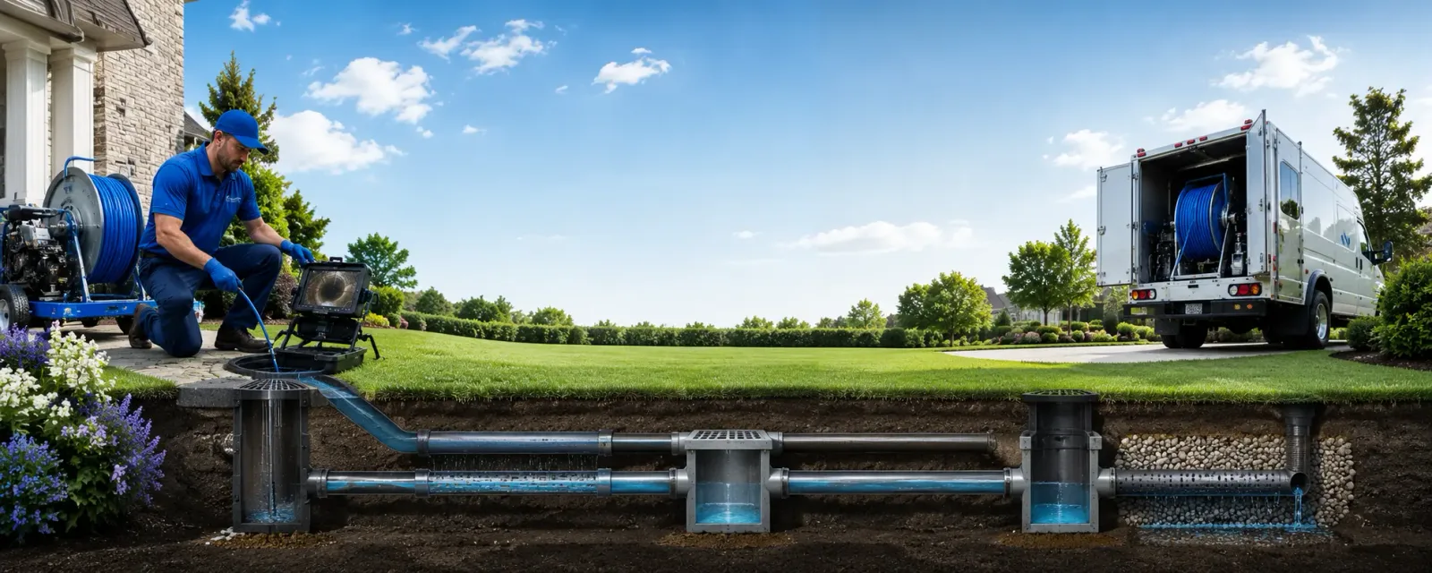 Outdoor drain cleaning information for Fountain, MN